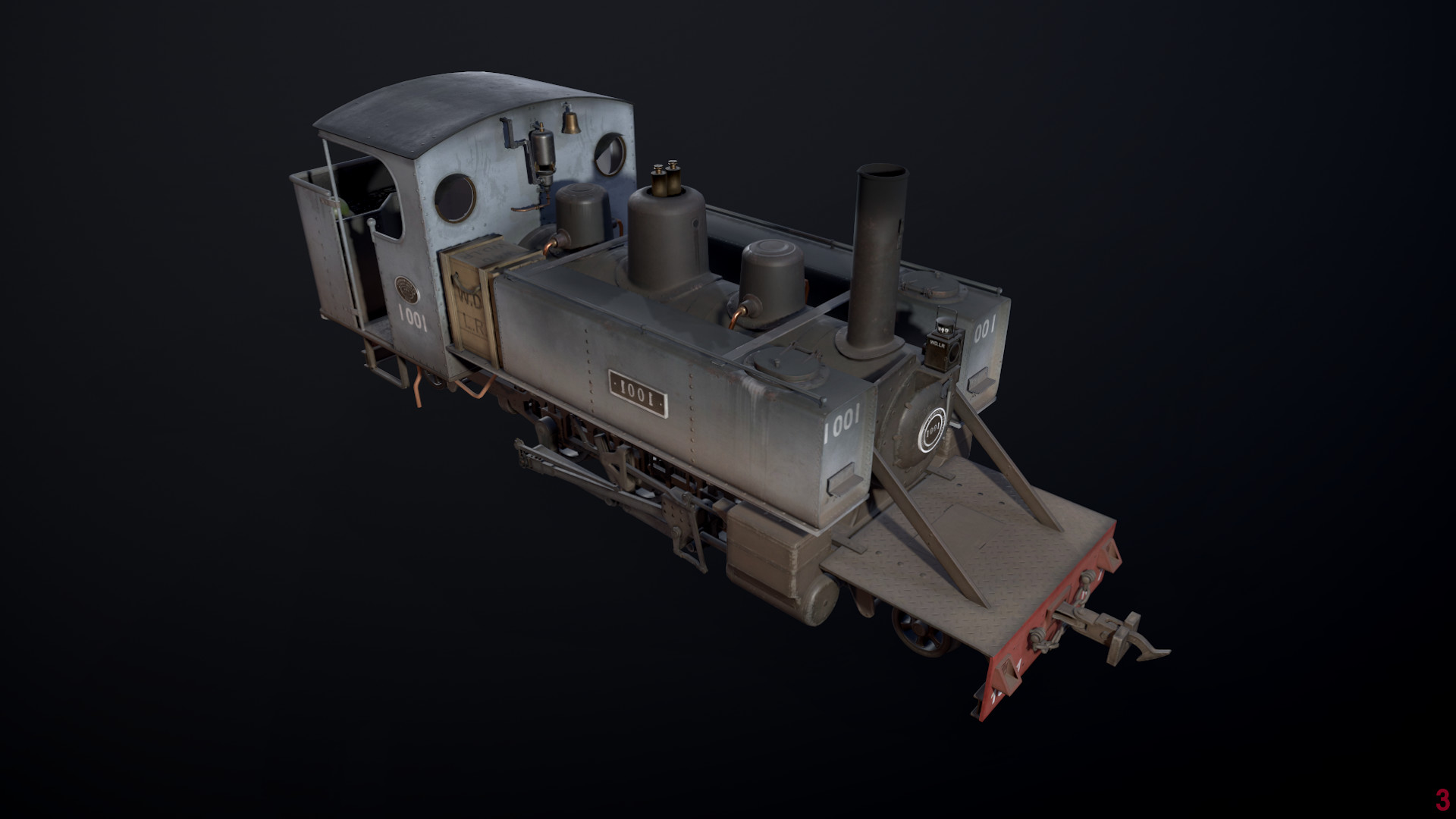 De Montfort University - ALCO 2-6-2T Locomotive — artwork 02