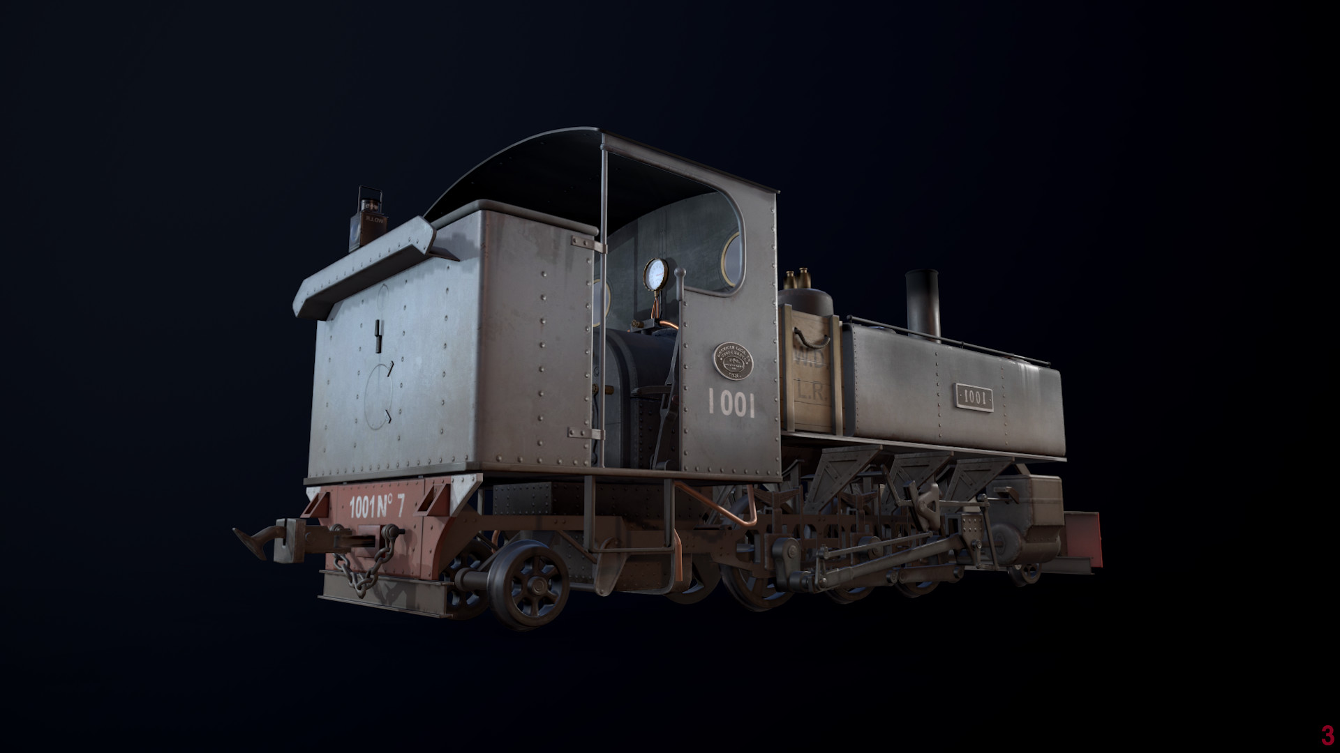 De Montfort University - ALCO 2-6-2T Locomotive — artwork 03