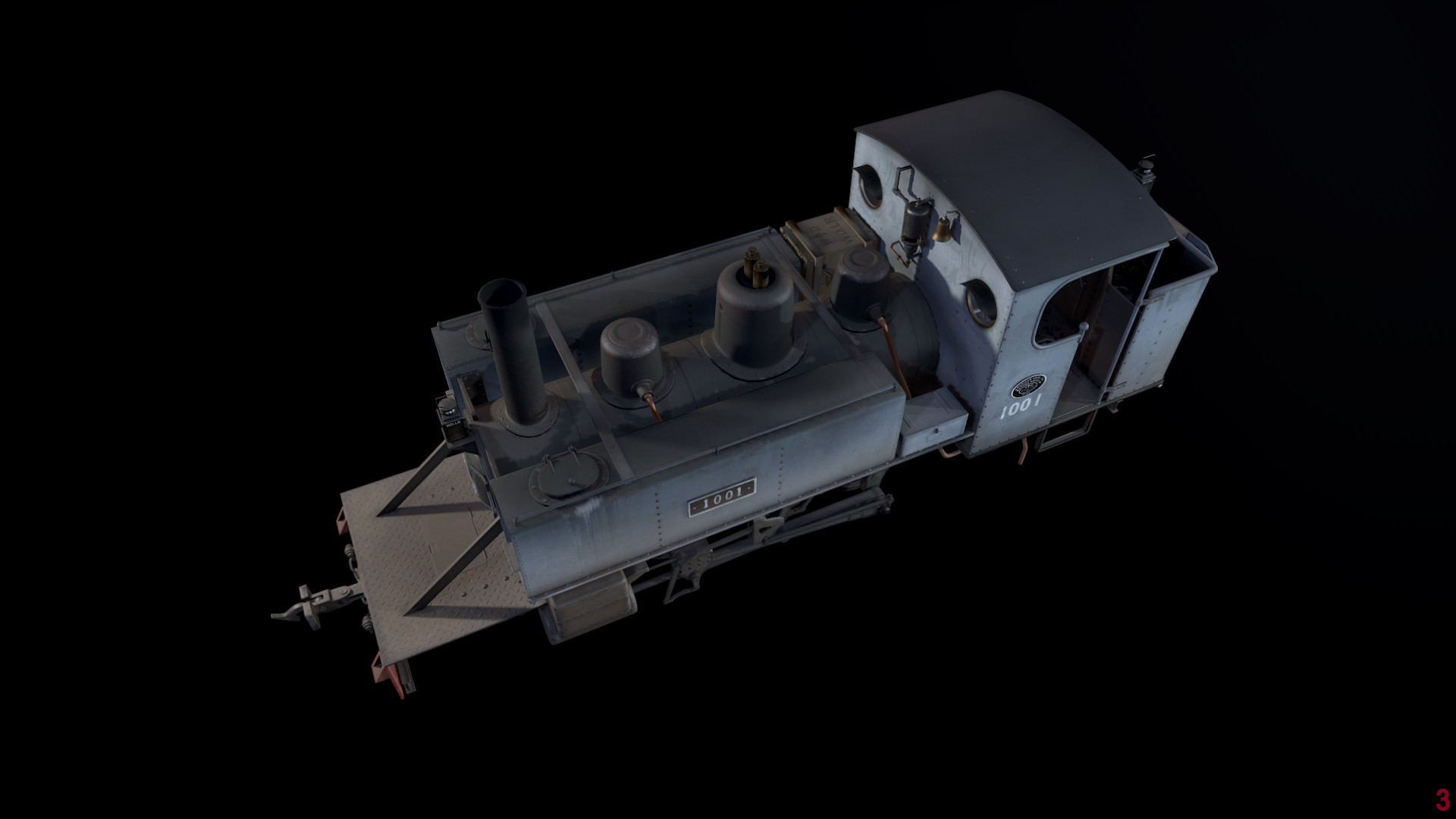 De Montfort University - ALCO 2-6-2T Locomotive — artwork 04