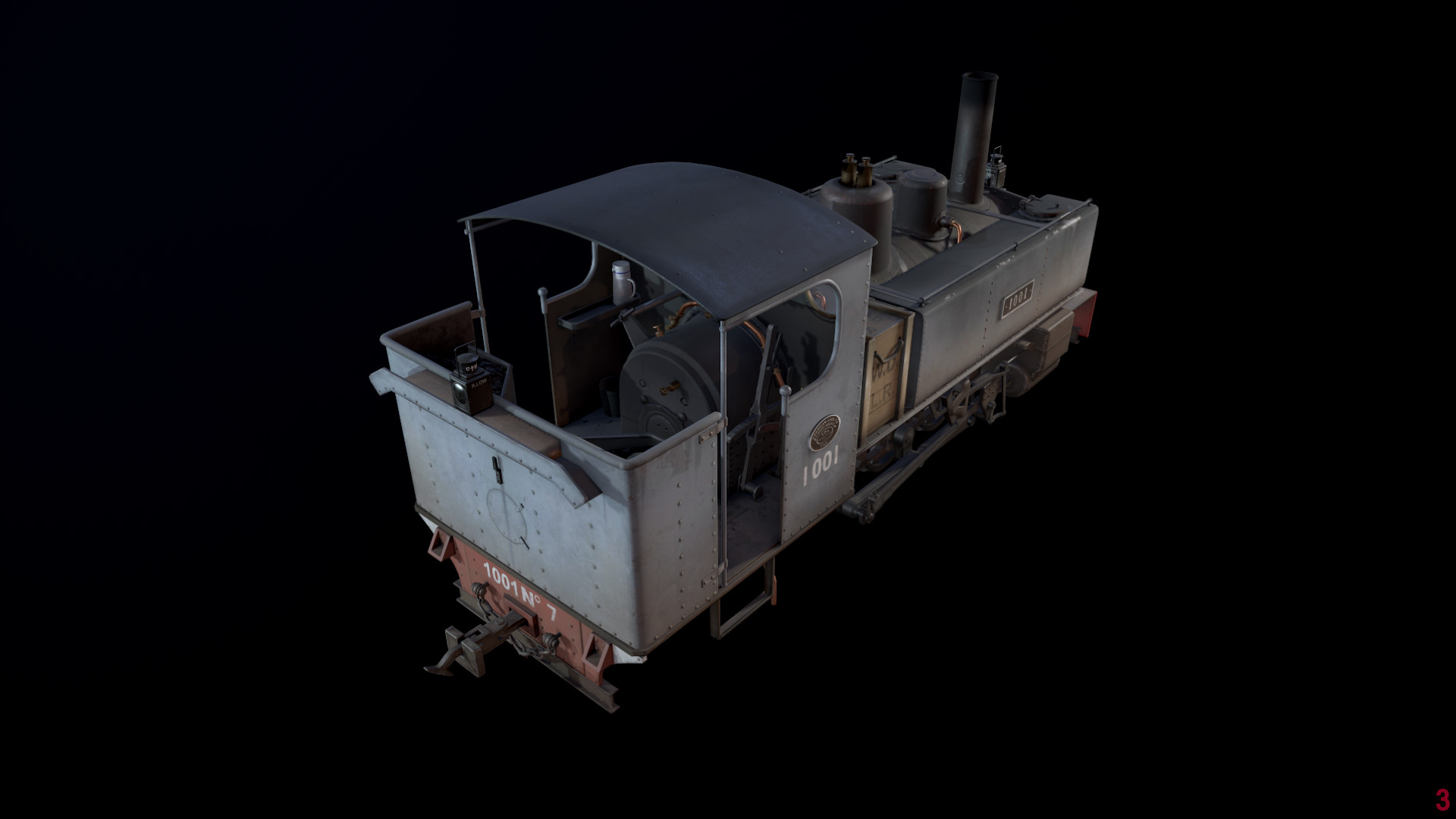 De Montfort University - ALCO 2-6-2T Locomotive — artwork 05