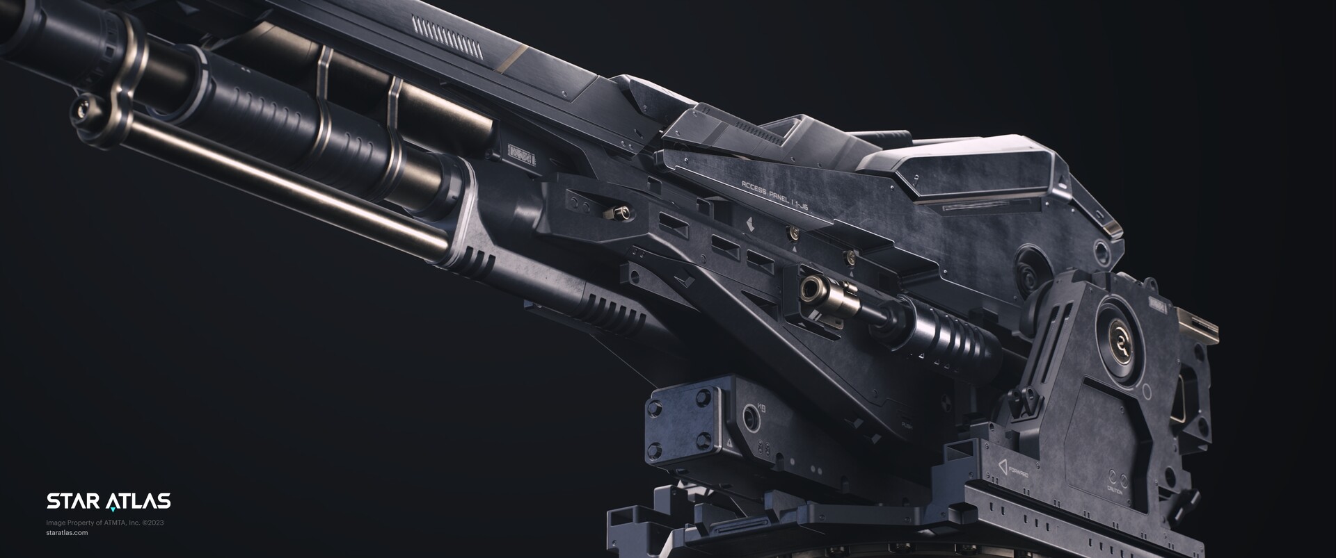 Star Atlas - Calico ERapidFire Vehicle Weapon — artwork 01
