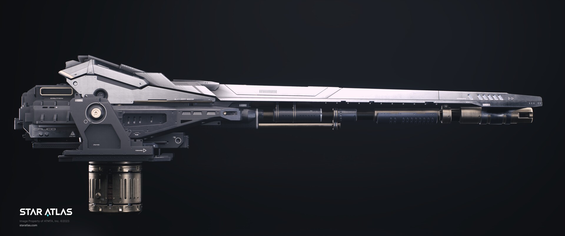 Star Atlas - Calico ERapidFire Vehicle Weapon — artwork 03