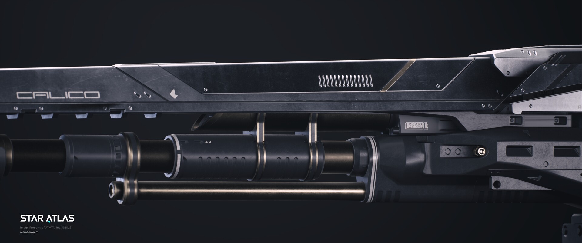 Star Atlas - Calico ERapidFire Vehicle Weapon — artwork 05
