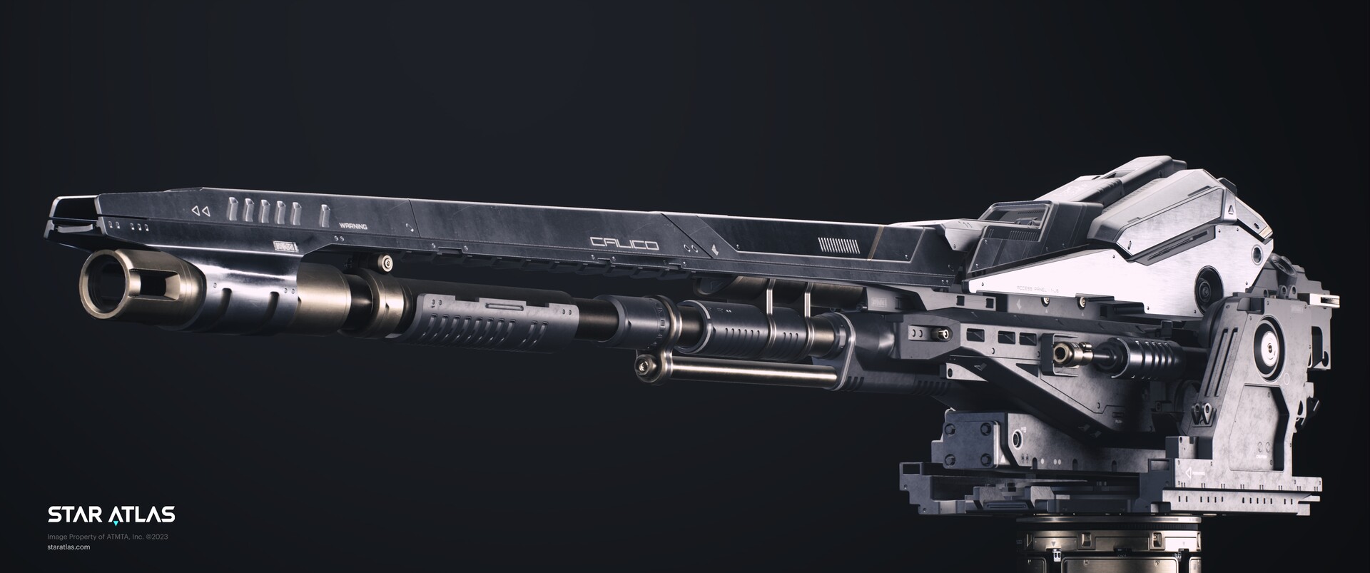 Star Atlas - Calico ERapidFire Vehicle Weapon — artwork 06