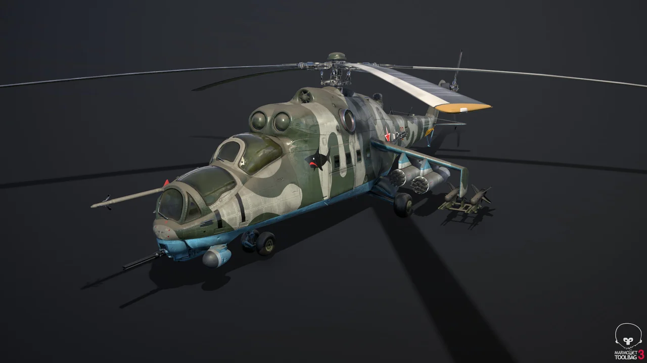 Mi-24 Hind Helicopter